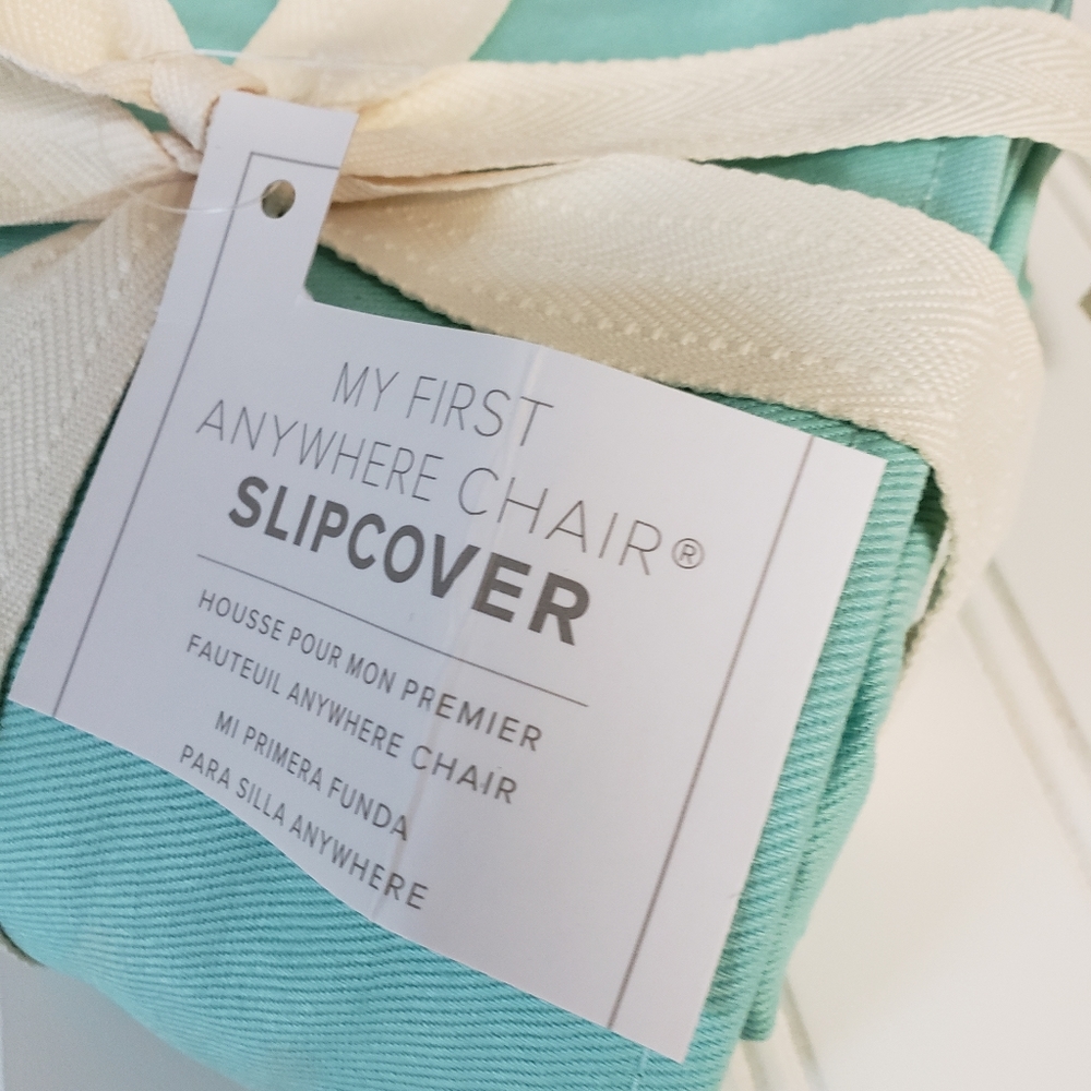 Pottery Barn my first anywhere chair cover aqua - Picture 3 of 5